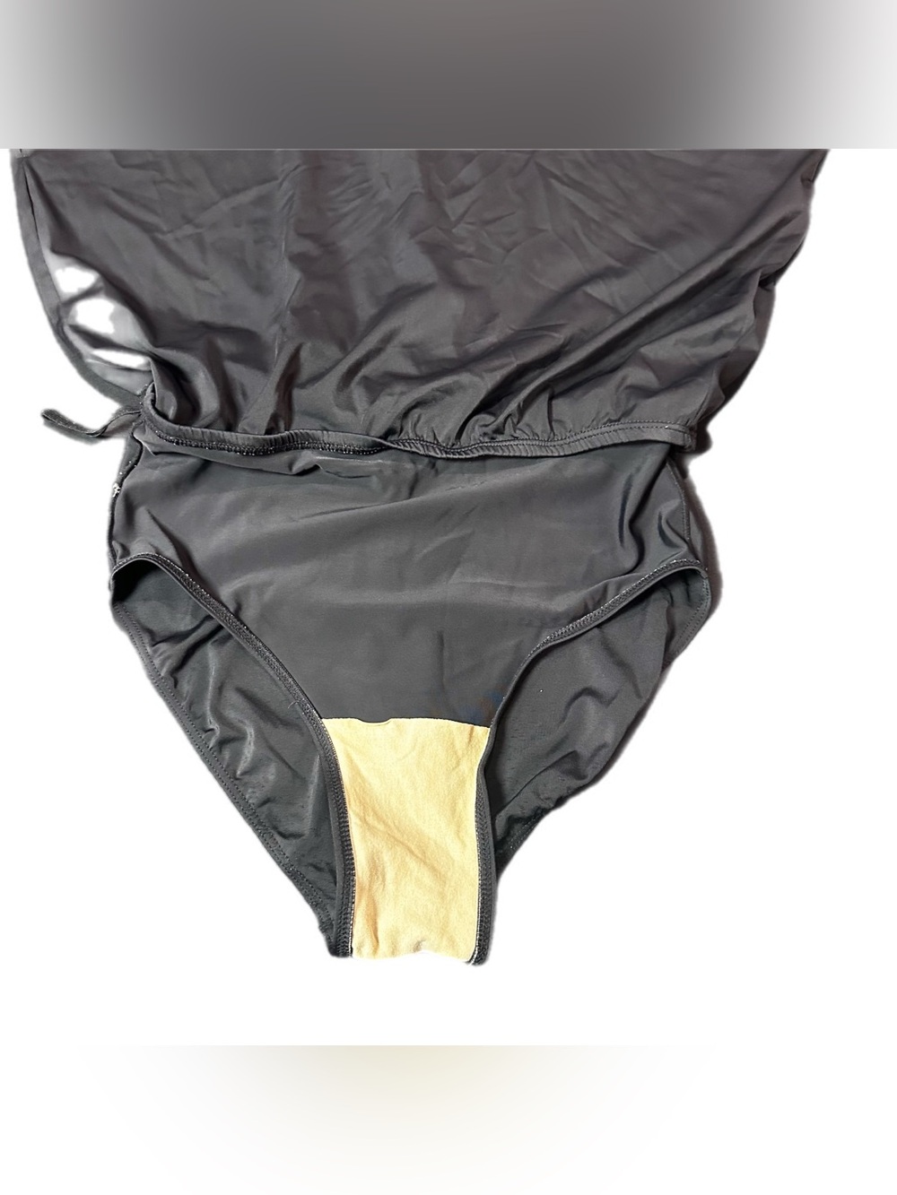 Black Swim Bottom Modest Skirt Cover Up Swimwear Approx Size L - Picture 6 of 8